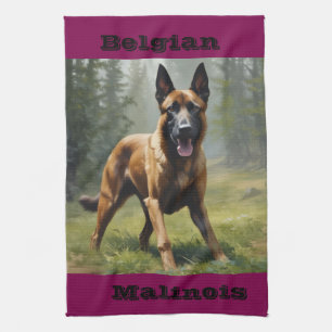 Belgian Malinois Tea Towel