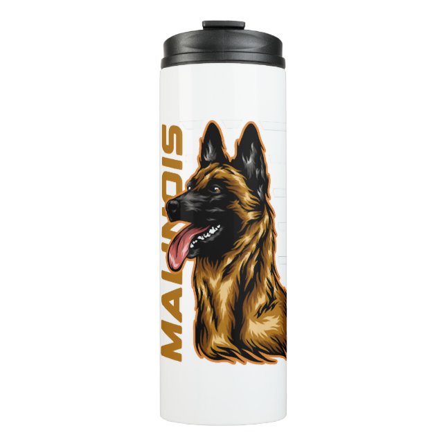 Belgian Malinois   Thermal Tumbler (Front)