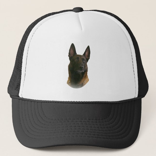 belgian malinois trucker hat (Front)