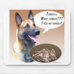 Belgian Malinois Turkey Mouse Pad