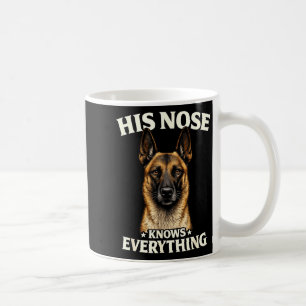 Belgian malinois working dog lover design coffee mug