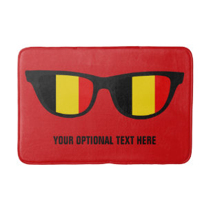 Belgian Shades custom bath mats