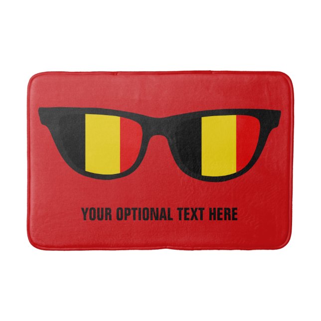 Belgian Shades custom bath mats (Front)