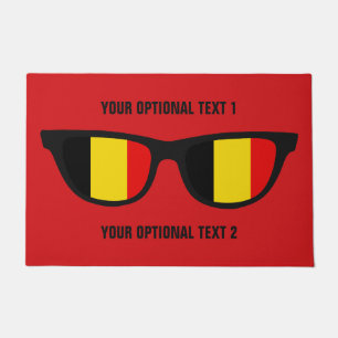 Belgian Shades custom door mats
