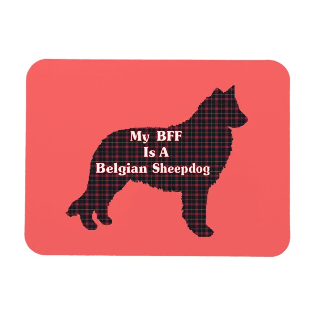 Belgian Sheepdog BFF Magnet (Horizontal)