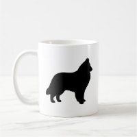 Belgian Sheepdog Dog Breed Silhouettes