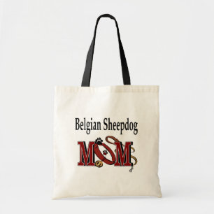 Belgian Sheepdog Dog MOM Tote Bag
