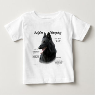 Belgian Sheepdog History; All About Sheepdogs Baby T-Shirt