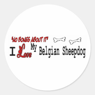 Belgian Sheepdog (I Love) Sticker
