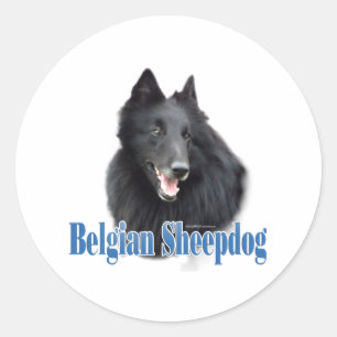 Belgian Sheepdog Name - Sticker