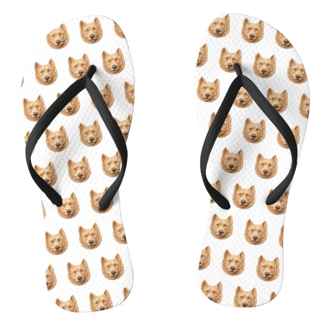 Belgian Shepherd Dog 3D Inspired Thongs (Footbed)