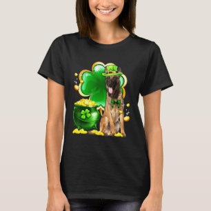 Belgian Shepherd Dog Patricks Day T-Shirt