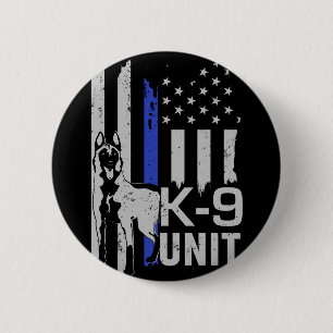 Belgian shepherd - Malinois - K9 Unit 6 Cm Round Badge