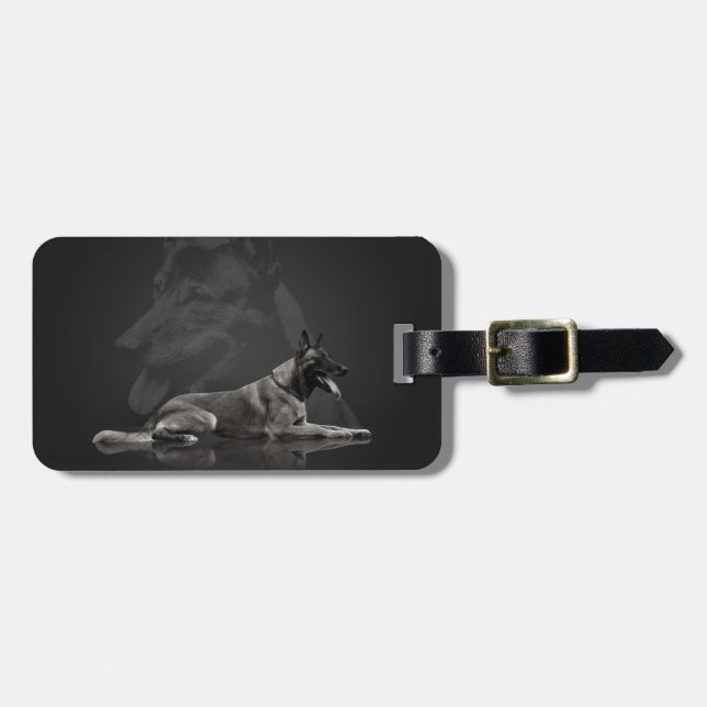 Belgian shepherd - Malinois Luggage Tag (Front Horizontal)