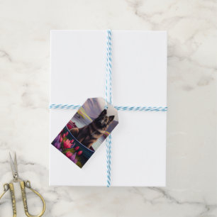 Belgian Shepherd on a Paddle: A Scenic Adventure Gift Tags