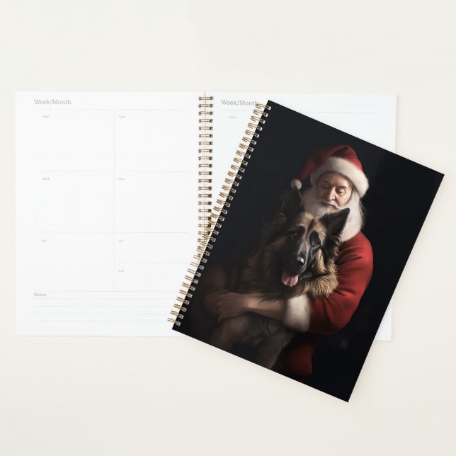 Belgian Shepherd Santa Claus Festive Christmas Planner (Display)