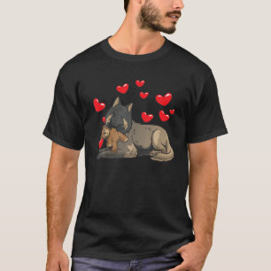 Belgian Shepherd Tervuren Dog With Stuffed Animal T-Shirt