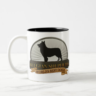 Belgian Shepherd Two-Tone Coffee Mug