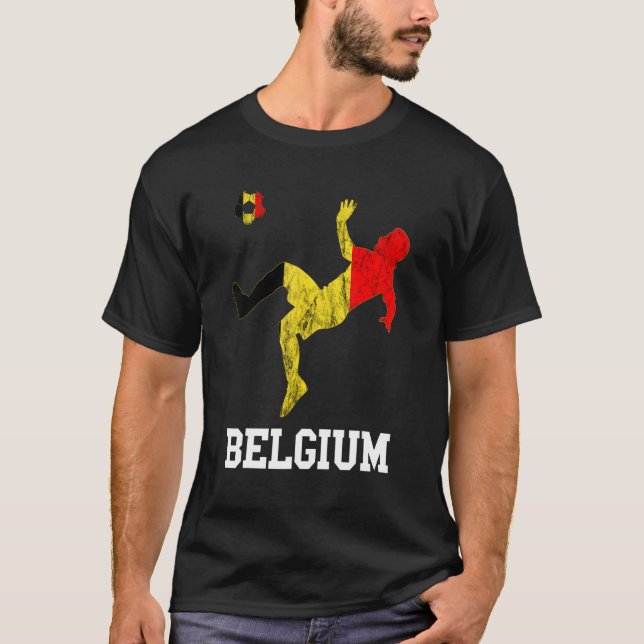 Belgian Soccer Player Belgie Belgique Belgium Belg T-Shirt (Front)