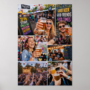 Belgian Summer Beer Festival Vibes Poster