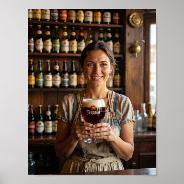 Belgian Tavern Warmth and Welcome Poster (Front)