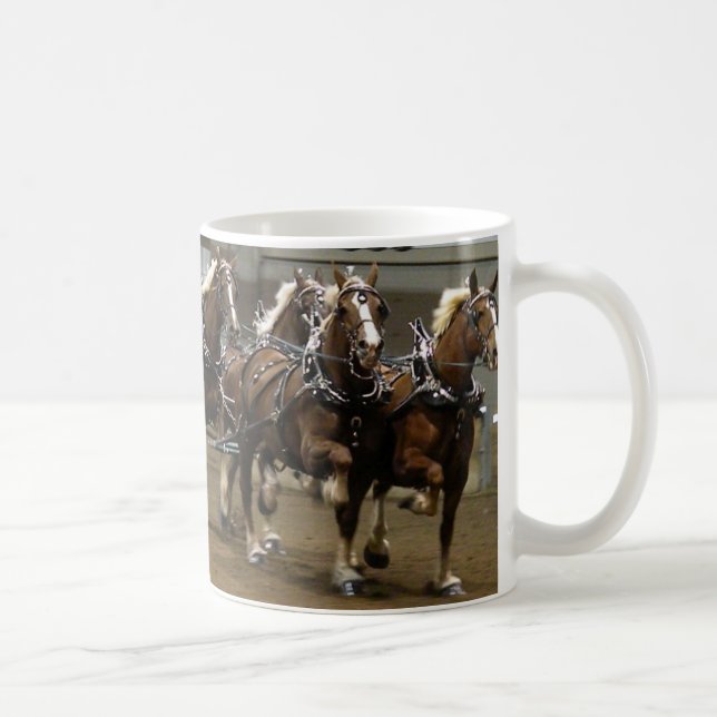 Belgian team in harness mug (Right)