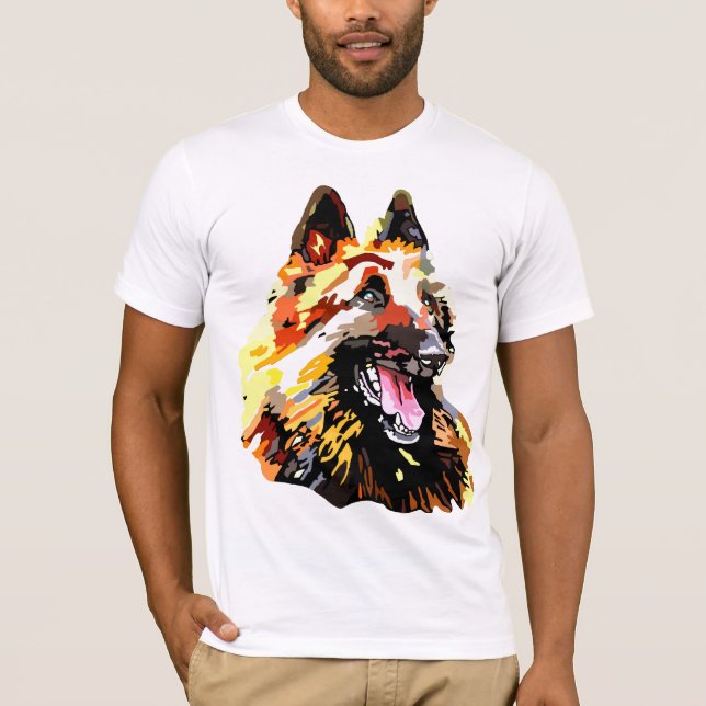 Belgian tee-shirt shepherd tervuren T-Shirt (Front)