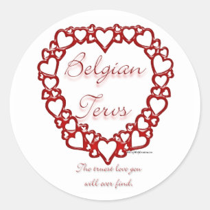 Belgian Terv True Love - Sticker