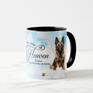 Belgian Tervuren Angel Personalised Pet Memorial Mug