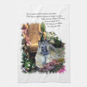Belgian Tervuren Art Gifts Tea Towel