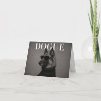 Belgian Tervuren Chic Portrait Thank You Cards