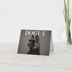 Belgian Tervuren Chic Portrait Thank You Cards