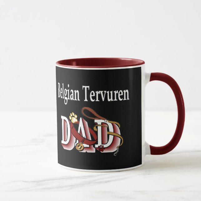 Belgian Tervuren Dad Gifts Mug (Right)