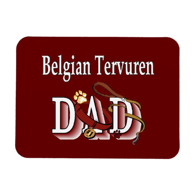 Belgian Tervuren Dad Magnet (Horizontal)