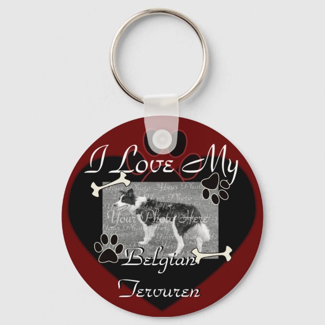 Belgian Tervuren Keychain (Front)