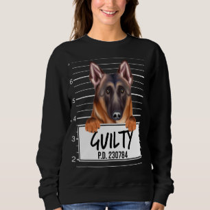 Belgian Tervuren Mugshot Guilty Dog Sweatshirt