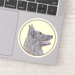 Belgian Tervuren Painting - Cute Original Dog Art