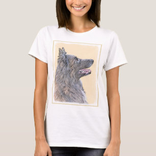 Belgian Tervuren Painting - Cute Original Dog Art T-Shirt