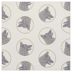Belgian Tervuren Shepherd Mahogany Painting Art Fabric