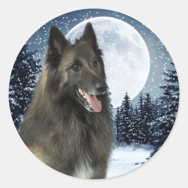 Belgian Tervuren Sticker (Front)