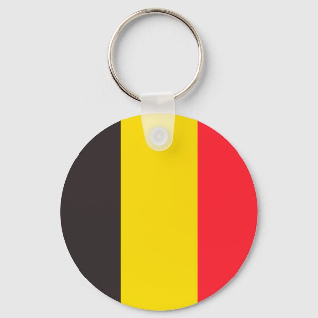 Belgian three-color Belgian keyhanger Key Ring (Front)