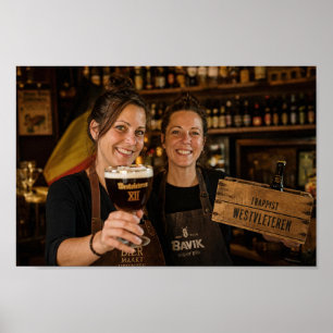 Belgian Trappist Barmaids Toast Poster