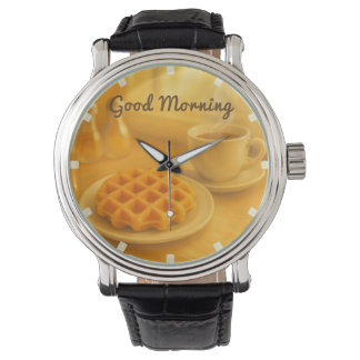 Belgian Waffle & Coffee Watch – Good Morning Vibes