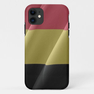 Belgian waving flag - iPhone 11 case