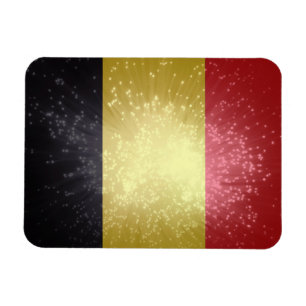 België; Belgium Flag Magnet