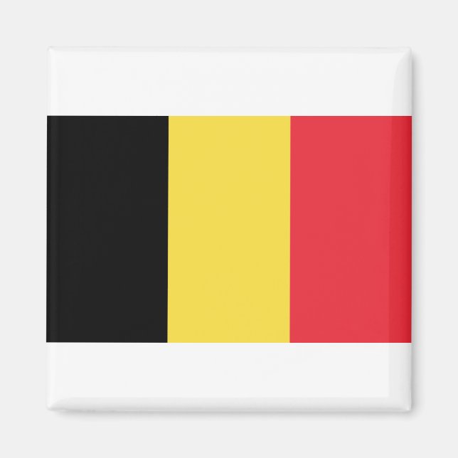 Belgien - Belgique - België - Belgium Flag Magnet (Front)