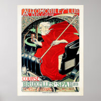 Belgique Automobile Club Art Nouveau Georges Gaudy