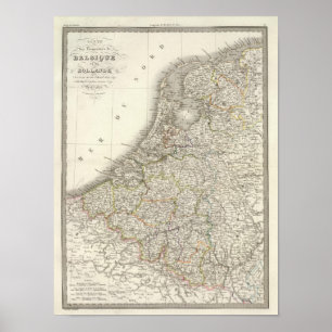 Belgique, Hollande - Belgium, Holland Poster