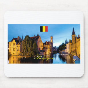 Belgique Mediaeval Bruges - Pro Photo Mouse Pad