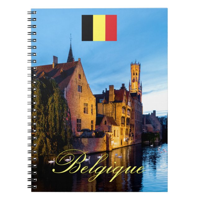 Belgique Mediaeval Bruges - Pro Photo Notebook (Front)